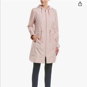 Back Bow Packable Hooded Raincoat